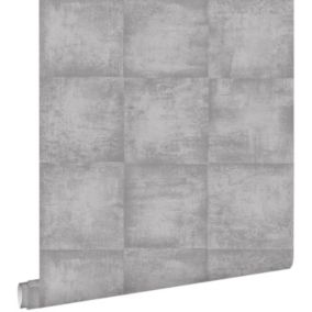 ESTAhome papier peint effet béton gris - 53 cm x 10,05 m - 138203