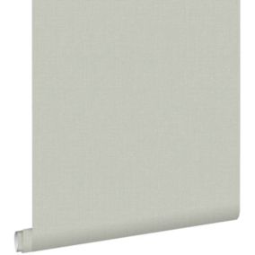 ESTAhome papier peint effet lin gris clair - 0,53 x 10,05 m - 148741