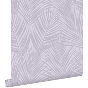 ESTAhome papier peint feuilles de palmier lilas violet - 0.53 x 10.05 m - 139573