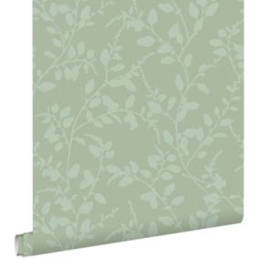 ESTAhome papier peint feuilles vert - 0,53 x 10,05 m - 148731