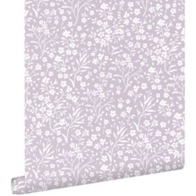 ESTAhome papier peint fleurs lilas violet - 50 x 900 cm - 139883