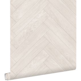 ESTAhome papier peint imitation bois beige - 0,53 x 10,05 m - 139173