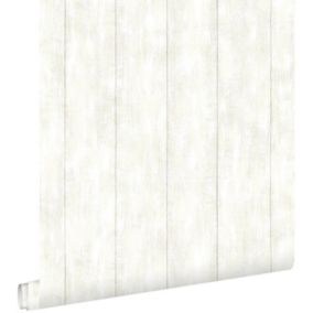 ESTAhome papier peint imitation bois blanc - 53 cm x 10,05 m - 128006