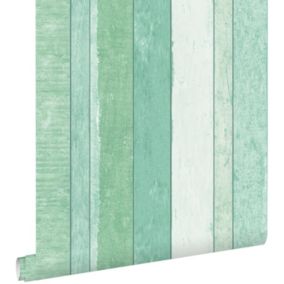 ESTAhome papier peint imitation bois vert - 0,53 x 10,05 m - 138983