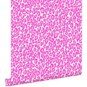 ESTAhome papier peint léopards rose - 53 cm x 10,05 m - 136809