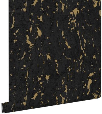ESTAhome papier peint liège noir et or 50 x 900 cm