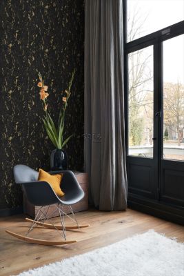 ESTAhome papier peint liège noir et or 50 x 900 cm