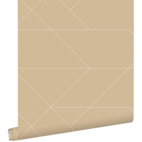 ESTAhome papier peint lignes graphiques cervine - 50 x 900 cm - 139774