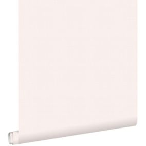 ESTAhome papier peint lin rose poudre clair - 0,53 x 10,05 m - 139023