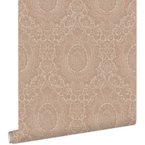 ESTAhome papier peint ornement vieux rose - 50 x 900 cm - 139632