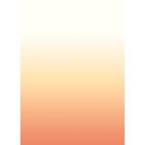 ESTAhome papier peint panoramique gradient de couleur dip-dye à hauteur de chambre orange - 200 x 279 cm - 159255