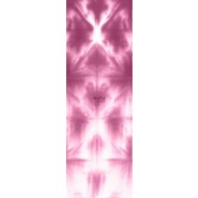 ESTAhome papier peint panoramique motif shibori tie-dye couvrant le mur entier rose intense fuchsia - 100 x 279 cm - 158821