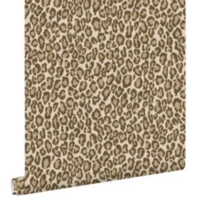 ESTAhome papier peint peau de léopard marron - 0,53 x 10,05 m - 139152