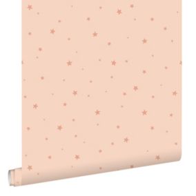 ESTAhome papier peint petites étoiles rose clair - 0.53 x 10.05 m - 139686