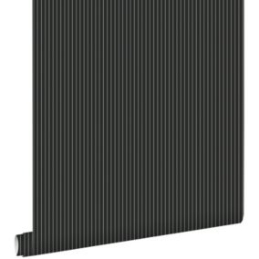 ESTAhome papier peint à rayures noir et blanc - 53 cm x 10,05 m - 136446