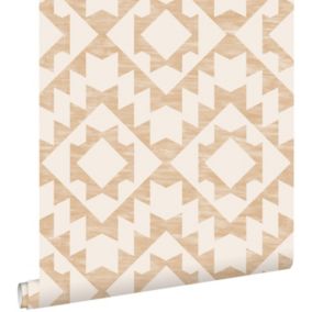 ESTAhome papier peint tapis Marrakech beige - 53 cm x 10,05 m - 139550