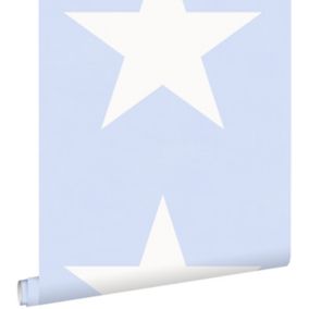 ESTAhome papier peint étoiles bleu ciel bébé - 53 cm x 10,05 m - 136453