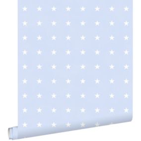 ESTAhome papier peint étoiles bleu clair - 53 cm x 10,05 m - 136459