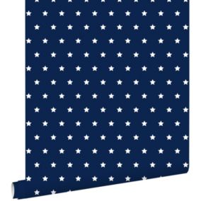 ESTAhome papier peint étoiles bleu marine - 53 cm x 10,05 m - 114944