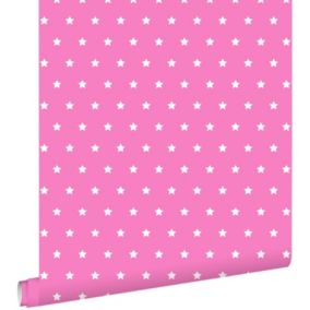 ESTAhome papier peint étoiles rose - 53 cm x 10,05 m - 114939