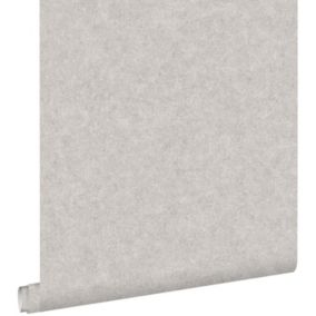 ESTAhome papier peint uni effet béton taupe - 53 cm x 10,05 m - 138235