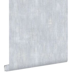 ESTAhome papier peint uni à effet pictural bleu clair - 53 cm x 10,05 m - 127637