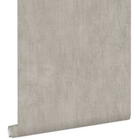 ESTAhome papier peint uni à effet pictural gris - 0,53 x 10,05 m - 148735