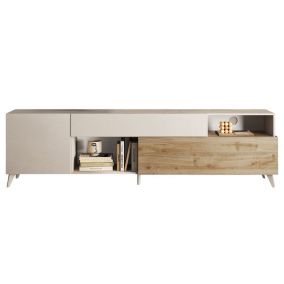 Estelle - meuble tv - 2 portes et 1 tiroir - 241 cm - Best Mobilier
