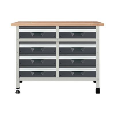 Etabli D Atelier Wolfcraft 113 Cm 8 Tiroirs Castorama