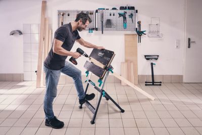 Etabli de serrage / étau pliant Wolfcraft Master 650 Ergo