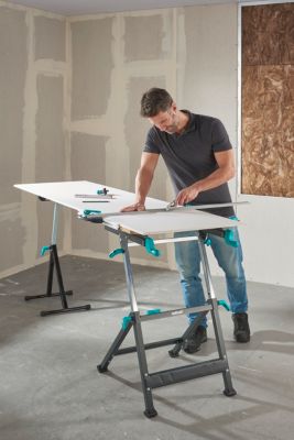 Etabli de serrage / étau pliant Wolfcraft Master 650 Ergo