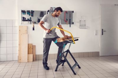 Etabli de serrage pliant Wolfcraft Master 750 Ergo 125kg
