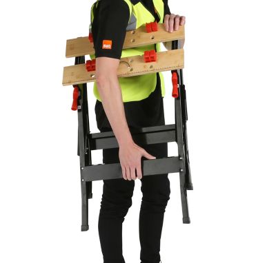 Etabli pliant mobile 100kg - 56 cm Acier