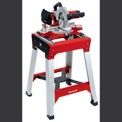 Etabli pour scie à coupe d'onglet Einhell 4310620 - support ajustable en aluminium, 81 cm hauteur de travail