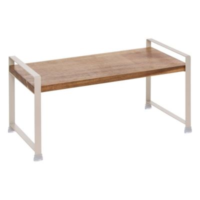 Etagère 1 niveau Acacia beige et bois - Beige- 5five