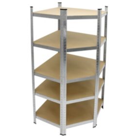 Etagère d'Angle Robuste - 180x70x40 cm - Chargeable jusqu'a 750kg