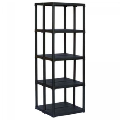 Etagère de Rangement 5 Niveaux Charge Max 200 kg Polypropylène Résistant - Garage Atelier Intérieur Extérieur Art Plast