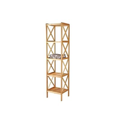 Etagère de rangement de 5 Niveaux en Bambou MSV