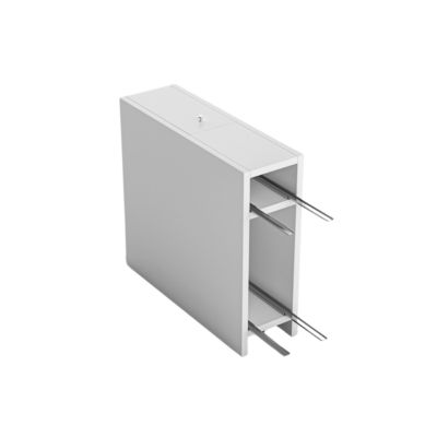 Etagère de rangement WC blanc L19 cm - CALENCIA