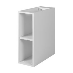 Etagère de salle de bain, Blanc Mat, 20 x 60,7 x 44,4 cm,