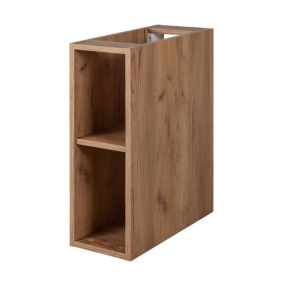 Etagère de salle de bain, Chêne artisanal doré, 20 x 60,7 x 44,4 cm,