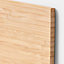 Etagère magnétique GoodHome Pecel bambou H. 21 x P. 33,5 cm