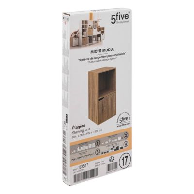 Etagère Mix 'N Modul 2 cases naturel - Beige- 5five