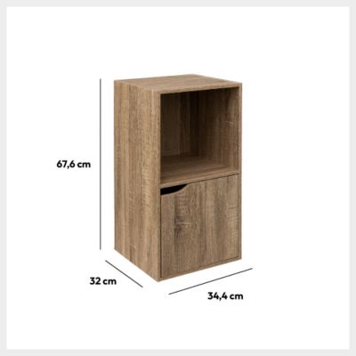 Etagère Mix 'N Modul 2 cases naturel - Beige- 5five
