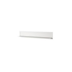 Etagère murale 180cm coloris frêne blanc. Collection ASSIA.