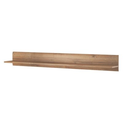 Etagère murale design BREDA  180 cm  Coloris chene  Style moderne