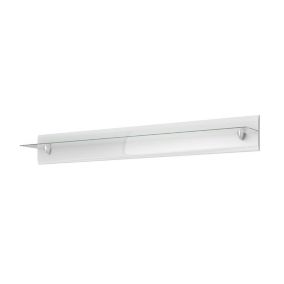 Etagère murale en verre LUCIA coloris blanc 170 cm - 170 x 22 x 22 cm