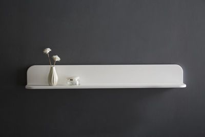Etagère murale salle de bain fonte minérale PB4202, 90x12x12 cm