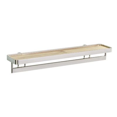 Etagère porte épices en bambou avec barre Alina