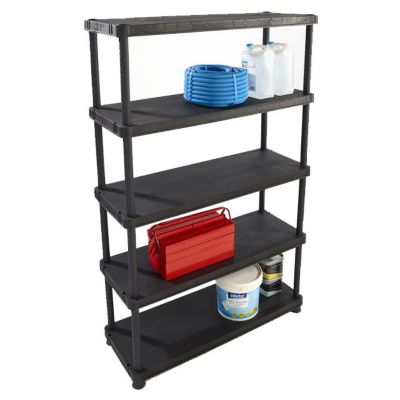 etagere resine noire 180 x 120 cm teorem plus castorama
